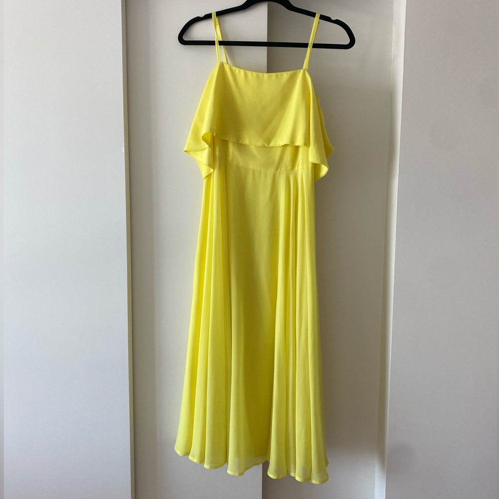 Brand new w tags✨ ASOS. US Size 6. 
Elegant Yellow Dress